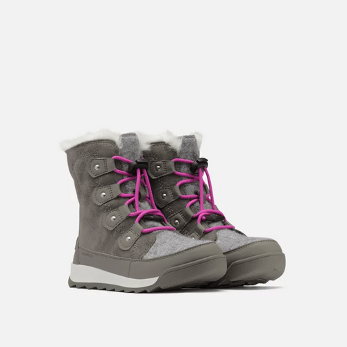 Quarry & Bright Lavender / 1 Sorel Youth Whitney™ II Joan Lace Boots Sorel