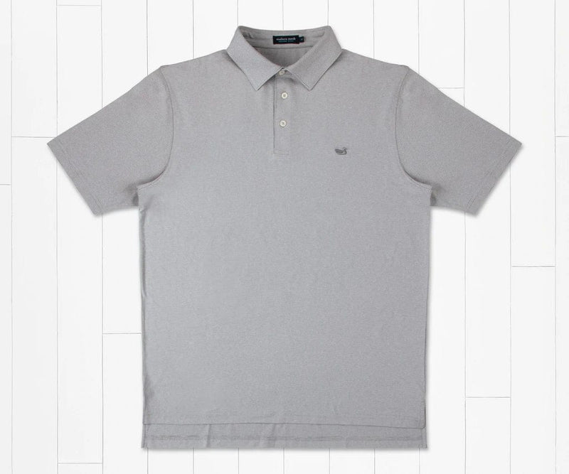 Load image into Gallery viewer, Grey / MED Southern Marsh Biscayne Heather Polo - Men&#39;s Southern Marsh
