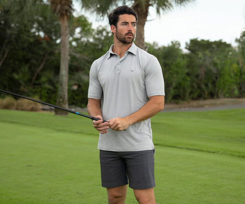 Load image into Gallery viewer, Southern Marsh Biscayne Heather Polo - Men&#39;s Southern Marsh
