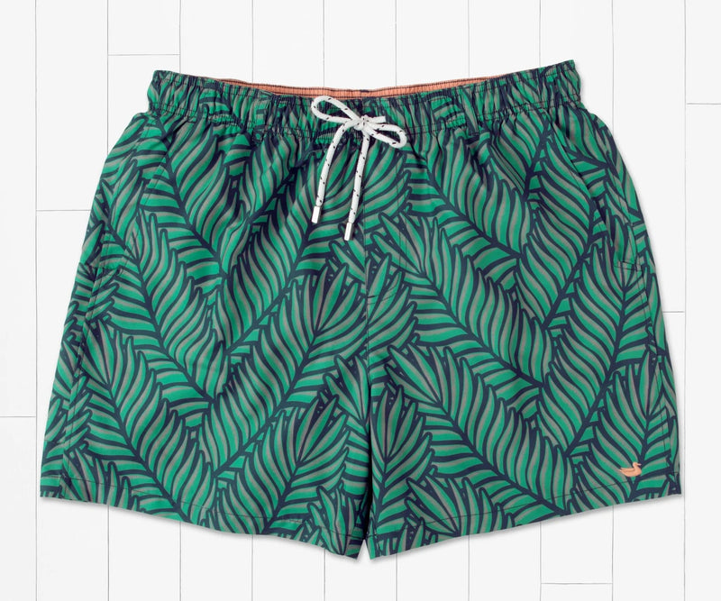 Load image into Gallery viewer, Navy and Green / XS Southern Marsh Dockside Swim Trunk - Men&#39;s Southern Marsh
