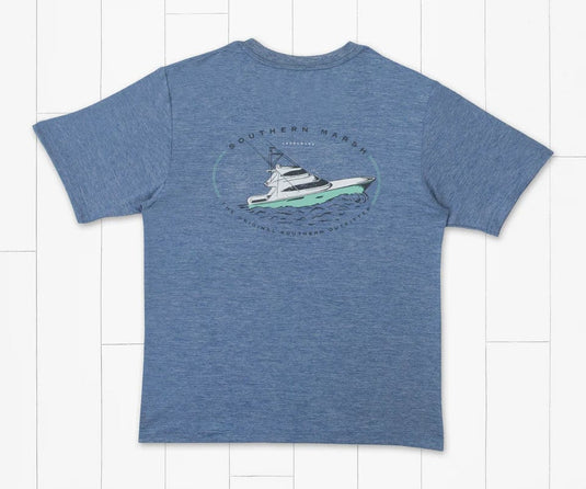 Oxford Blue / Youth SM Southern Marsh Fieldtec Heathered Shortsleeve Tee - Kids' Southern Marsh