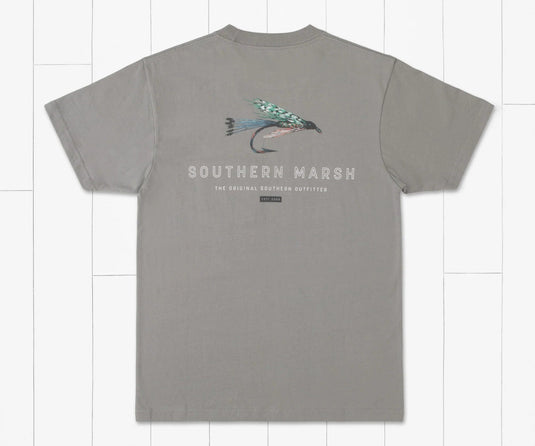 Dark Grey / Y-S Southern Marsh Fly Out Lines Tee - Kids' Southern Marsh