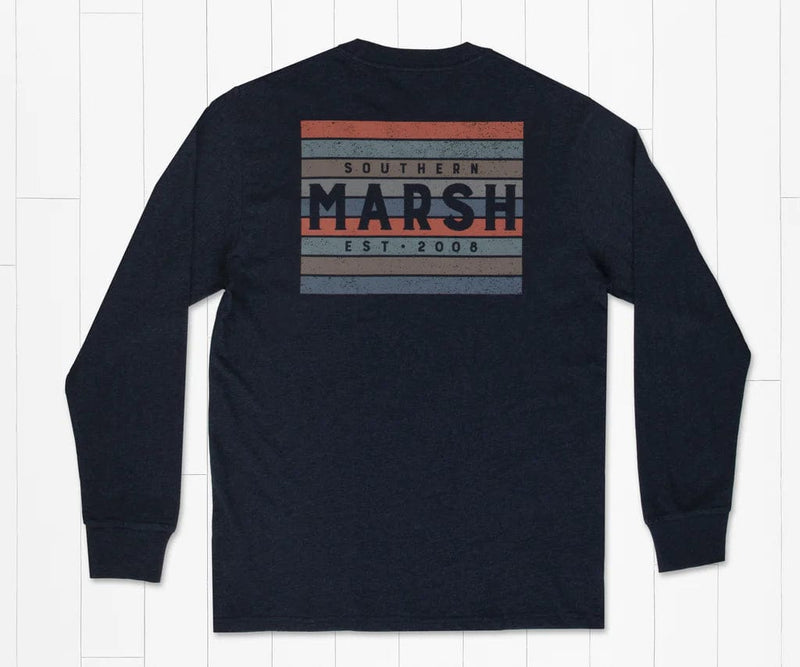 Load image into Gallery viewer, Southern Marsh Long Sleeve Branding Color Bars Southern Marsh
