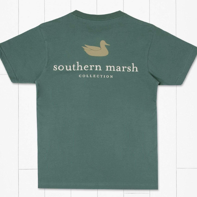 Load image into Gallery viewer, Hunter Green / SM Southern Marsh Youth Authentic Tee Southern Marsh
