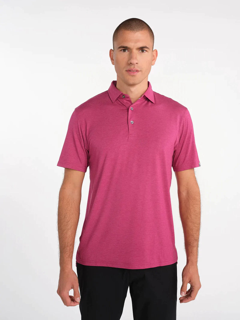 Load image into Gallery viewer, Mulberry Heather / XL Tasc Cloud Polo - Men&#39;s Tasc

