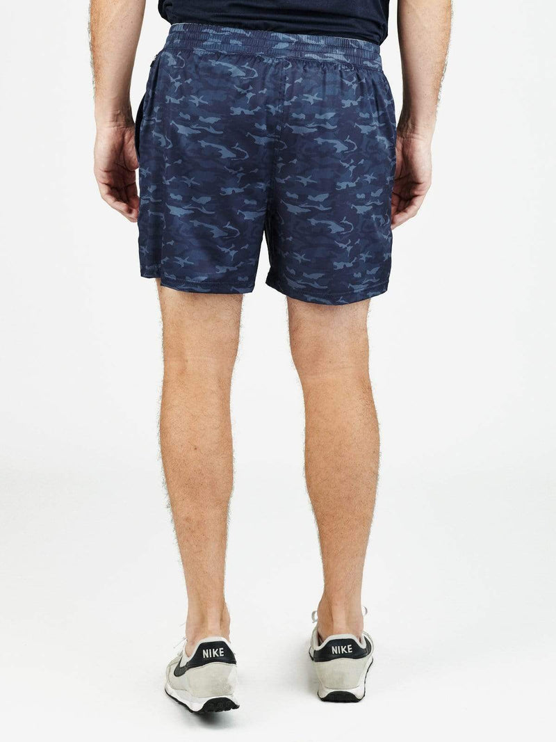 Load image into Gallery viewer, Tasc Men&#39;s Recess 5&quot; Tech Shorts in Navy Camo Tasc
