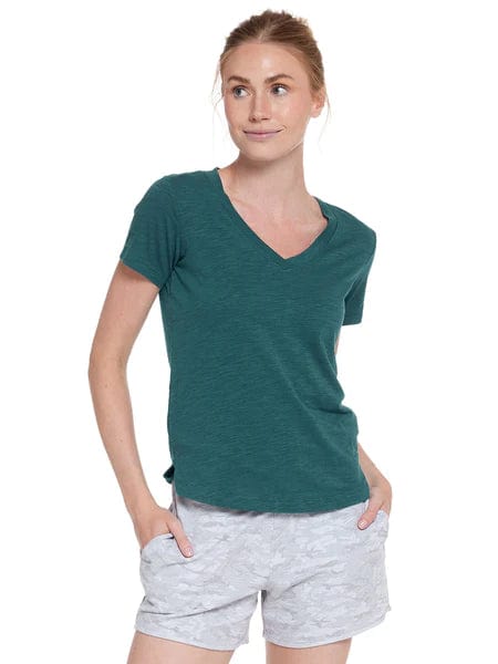 Load image into Gallery viewer, Mallard / SM Tasc Nola V Neck T-shirt - Women&#39;s Tasc

