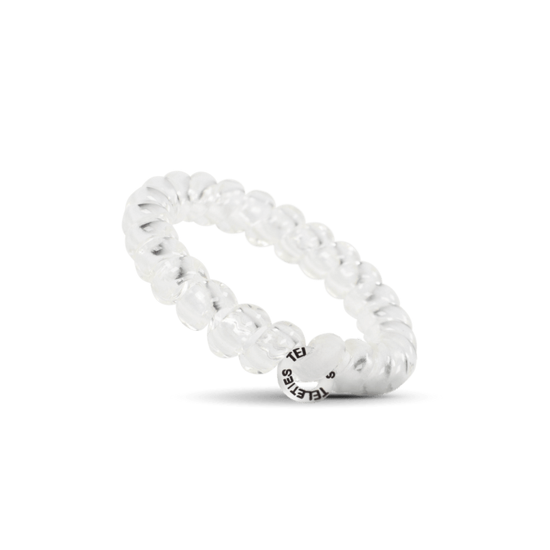 Load image into Gallery viewer, Crystal Clear / LRG Teleties Large Hair Tie™ In Crystal Clear TELETIES
