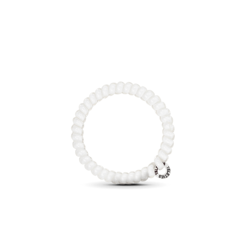 Load image into Gallery viewer, Coconut Water / SM Teleties Small Hair Tie™ In Coconut White TELETIES
