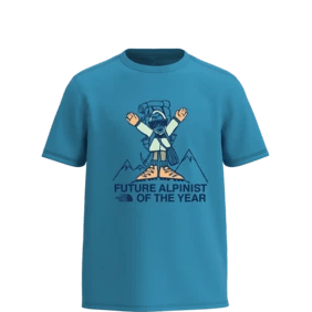 Meridian Blue / Youth XXS The North Face Boys' Short Sleeve Graphic T-Shirt The North Face