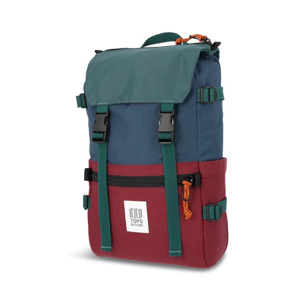 Load image into Gallery viewer, Zinfandel/Botanic Green Topo Designs Rover Pack Classic TOPO DESIGNS
