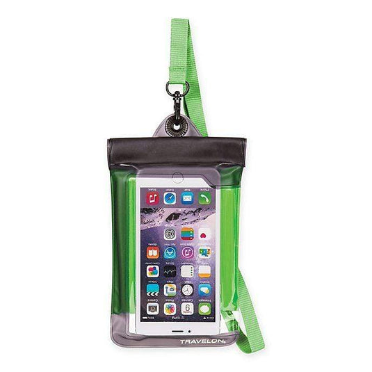 Green Travelon Waterproof Smart Phone/Digital Camera Pouch travelon