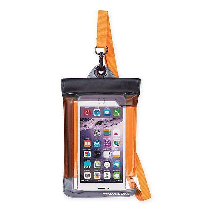 Load image into Gallery viewer, Orange Travelon Waterproof Smart Phone/Digital Camera Pouch travelon
