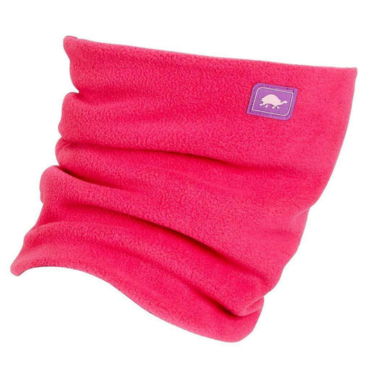Positively Pink Turtle Fur Girls' Chelonia 150 Double-Layer Neck Warmer Turtle Fur