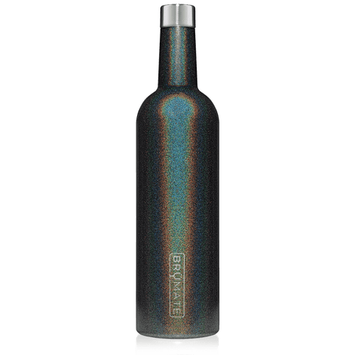 Glitter Charcoal WINESULATOR™ 25OZ WINE CANTEEN | GLITTER CHARCOAL Brumate