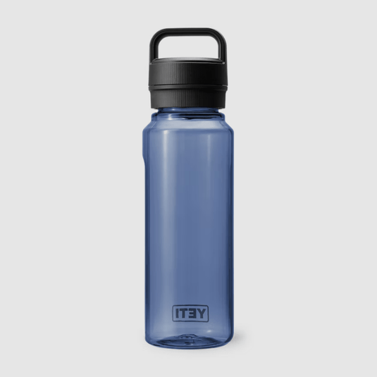 Yeti Rambler 26 oz Navy Water Bottle with Straw Cap