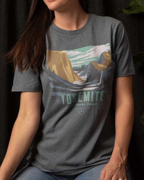 Load image into Gallery viewer, Yosemite National Park Shortsleeve Tee - Men&#39;s The Landmark Project
